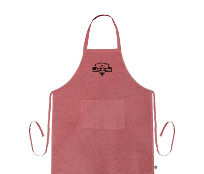 Delantal de Algodón Reciclado con Bolsillo para Cocina y Regalo