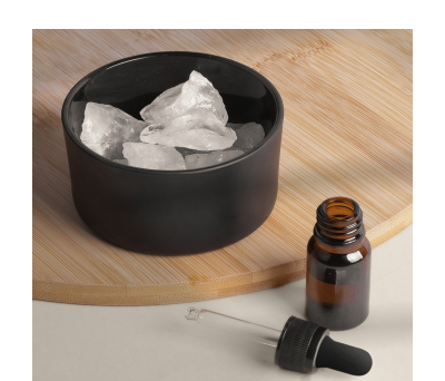 Difusor Aromático con Piedras de Cristal y Aceite de Lavanda - AGY52535