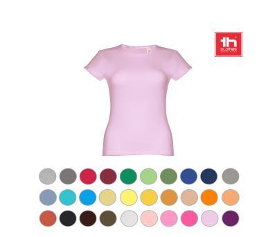 Camiseta Entallada de Mujer 100% Algodón Peinado