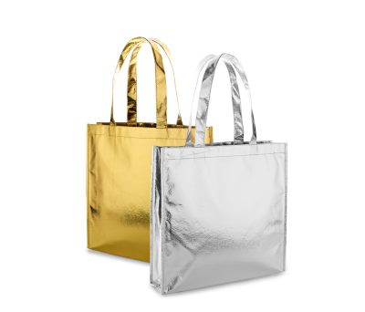 Bolsa Non-Woven Laminada con Acabado Brillante y Asas
