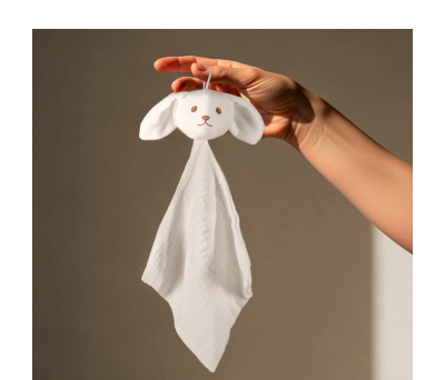 Doudou Gasa de Algodón Suave para Bebé y Recién Nacido - AGY55517