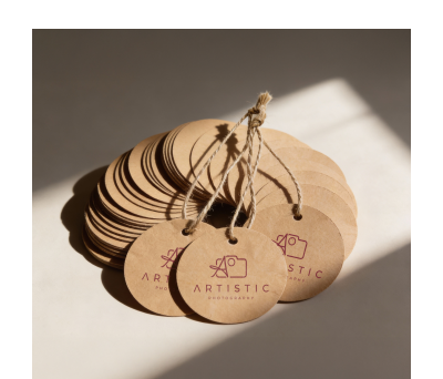 ETIQUETAS KRAFT PACK 100 100% FSC - AGY55063NAT