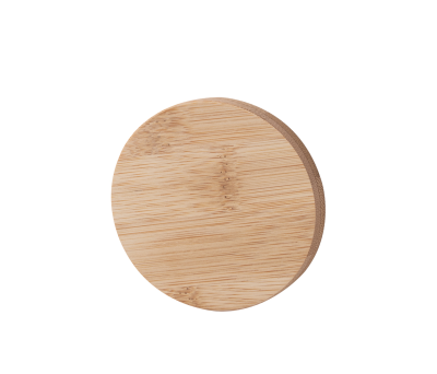 Espejo de Bambú Circular Compacto