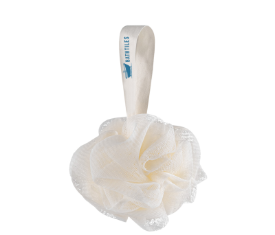 Esponja de Baño de Polietileno con Cordón