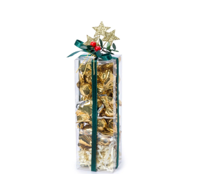 Estuche 20 croki-chocs, estrellas y acebo - ANWD78