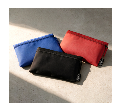 Estuche Portatodo RPET con Cremallera para Regalos Sostenibles - AGY50047