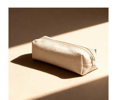 Estuche de Algodón Reciclado con Cremallera - AGY53013