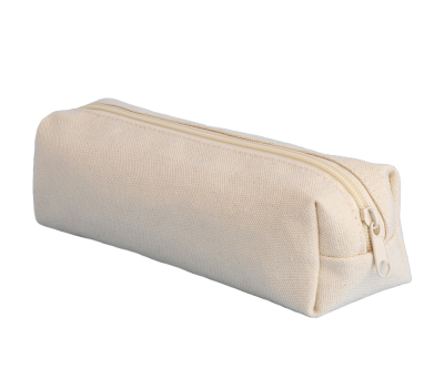 Estuche de Algodón Reciclado con Cremallera