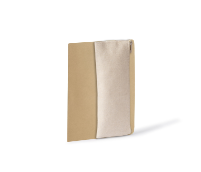 Estuche de Algodón Reciclado con Goma para Libreta