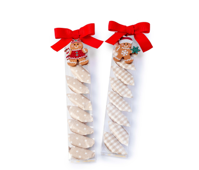 Estuche navideño galletitas 8 caramelos, min.6* - ANED18