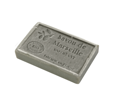 Exfoliante de Jabón de Marsella con Aceite de Oliva y Bolsa de Algodón