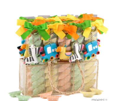 Exp. 24 llaveros tren/cebra/caballo 8 caramelos WEB PROMO - AJKD24