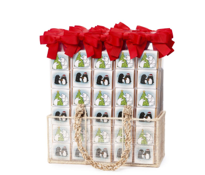 Expositor 40 estuches 6 chocolates navideños Calidez Polar - AJNEB29