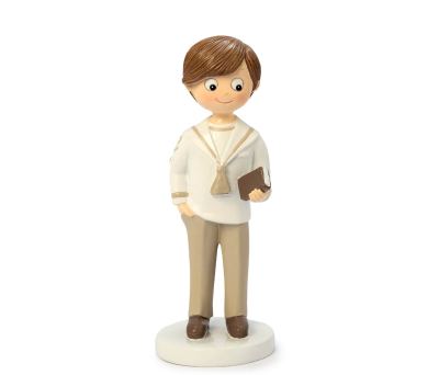 Figura Comunión marinero camisa beige mano en bolsillo - AY738