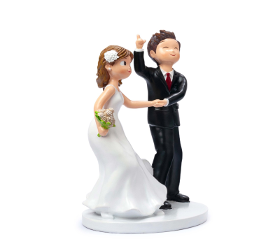 Figura pastel Boda novios juerga - AY107