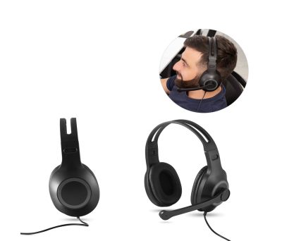 Auriculares USB con Micrófono Ajustable y Almohadillas Suaves