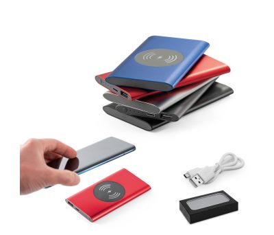 Power Bank Inalámbrico de Aluminio Reciclado 4000 mAh