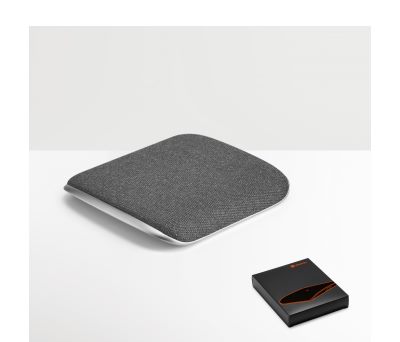 Cargador Inalámbrico de Diseño con Base Metálica y Tela