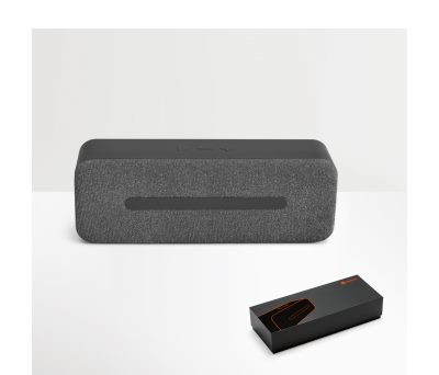 Altavoz Portátil Inalámbrico con Micrófono y Tejido Texturizado