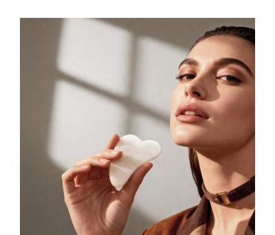 Guasha Facial de Jade Natural para Masaje y Cuidado de la Piel - AGY53033
