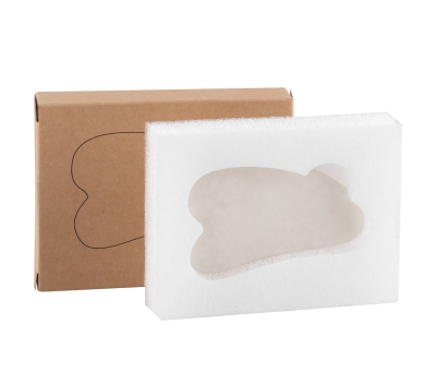 Guasha Facial de Jade Natural para Masaje y Cuidado de la Piel