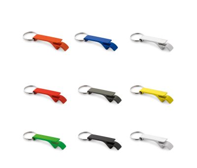Llavero de Aluminio con Abridor de Chapas Integrado