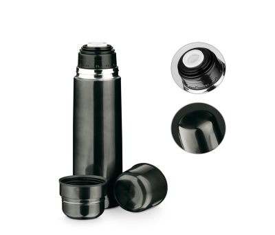 Termo de Acero Inoxidable 750 mL con 2 Tazas