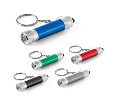 Llavero Linterna de Aluminio con 3 LED y Baterías