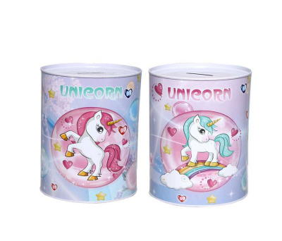 HUCHA METÁLICA UNICORNIOS - A8562