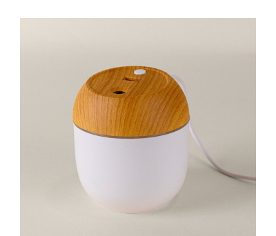 Humidificador de ABS con Tapa Simil Madera 250ml - AGY50635