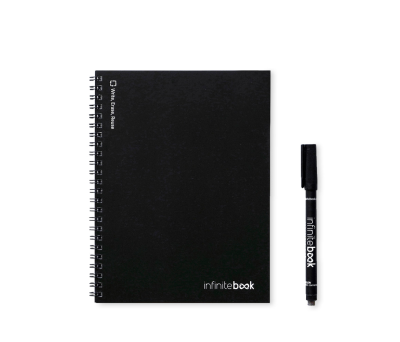 INFINITEBOOK PLAIN A5. Infinitebook con tapa flexible y 15 páginas de pizarra blanca lisas - st-33200-103
