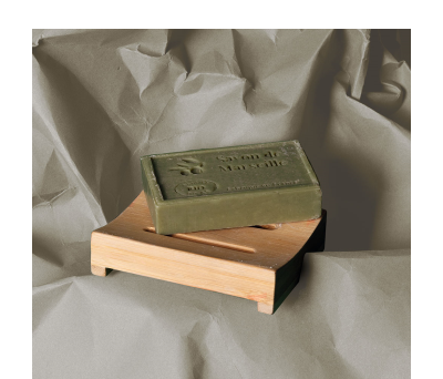 Jabonera de Bambú Natural para Baño y Regalo Original