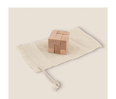 Juego de Habilidad de Madera de Pino con Bolsa de Algodón - AGY50623