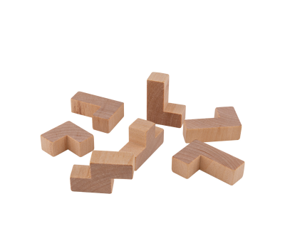 Juego de Habilidad de Madera de Pino con Bolsa de Algodón