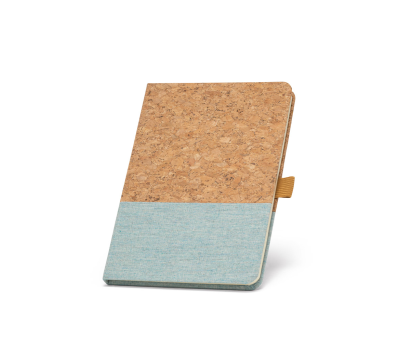 Cuaderno A5 de Corcho y Lino con Hojas Rayadas - st-11153