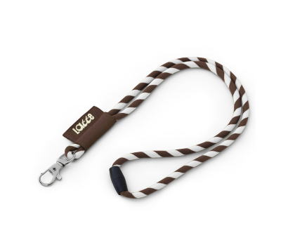 Lanyard Tubular de Poliéster con Etiqueta y Mosquetón