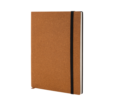 LIBRETA DE CUERO RECICLADO NALE MARRON - AGY50663MA