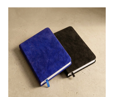 Libreta de Terciopelo con Tapa Suave y Hojas Rayadas - AGY39549
