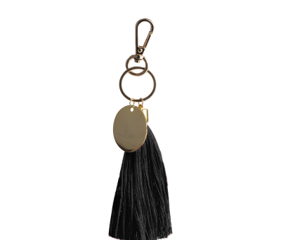 LLAVERO LONG POM-POM NEGRO - AGY53026NE