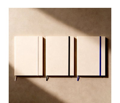 Libreta A5 Ecológica de Cartón Reciclado con Goma Elástica - AGY54558