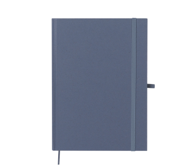 Libreta A5 Ecológica de Tapa Rígida con Hojas Lisas y Cierre Elástico