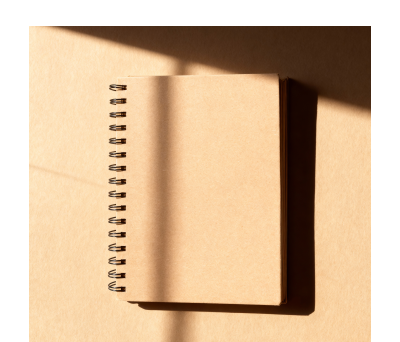 Libreta A5 Espiral Papel de Hierba Tapa Rígida 80 Hojas Rayadas - AGY52576