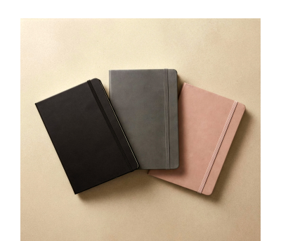 Libreta A5 PU Grabado Láser 80 Hojas Rayadas FSC - AGY53559