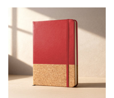 Libreta A5 con Tapa de Corcho y PU para Regalo - AGY38552