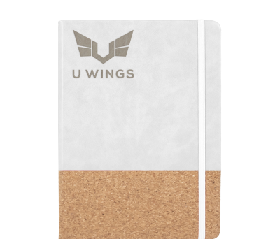 Libreta A5 con Tapa de Corcho y PU para Regalo