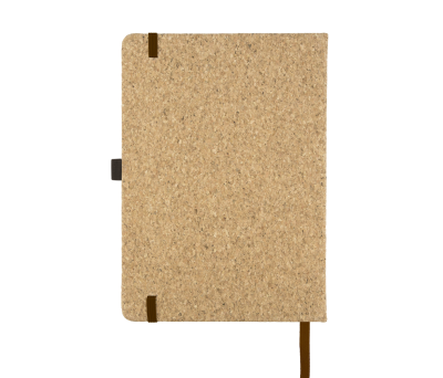 Libreta A5 de Corcho con Cierre Elástico y Marcapáginas