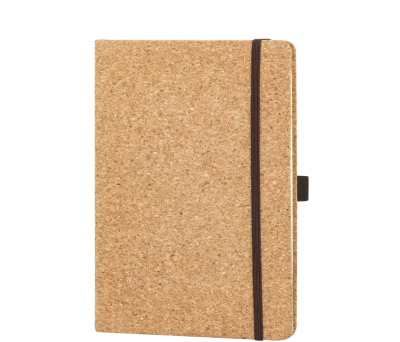 Libreta A5 de Corcho con Cierre Elástico y Marcapáginas