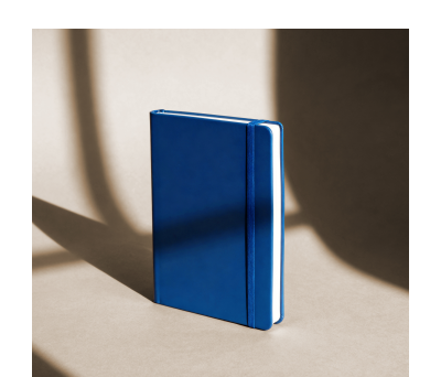Libreta A5 de PU con Cierre Elástico y Páginas Rayadas - AGY39567