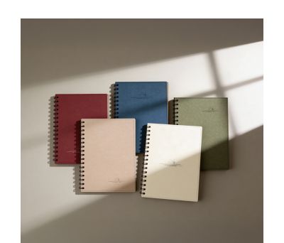 Libreta de Cartón Reciclado con 60 Hojas Rayadas para Regalo - AGY50675