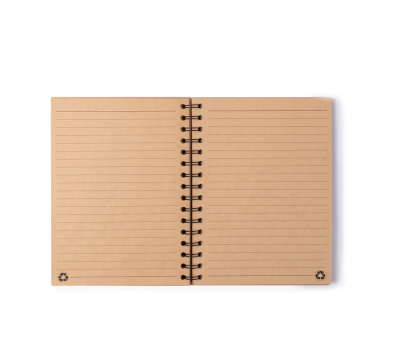 Libreta de Cartón Reciclado con 60 Hojas Rayadas para Regalo